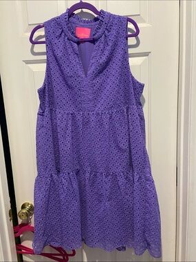 Lilly Pulitzer Novella Dress - XL - Mystical Purple- Like New